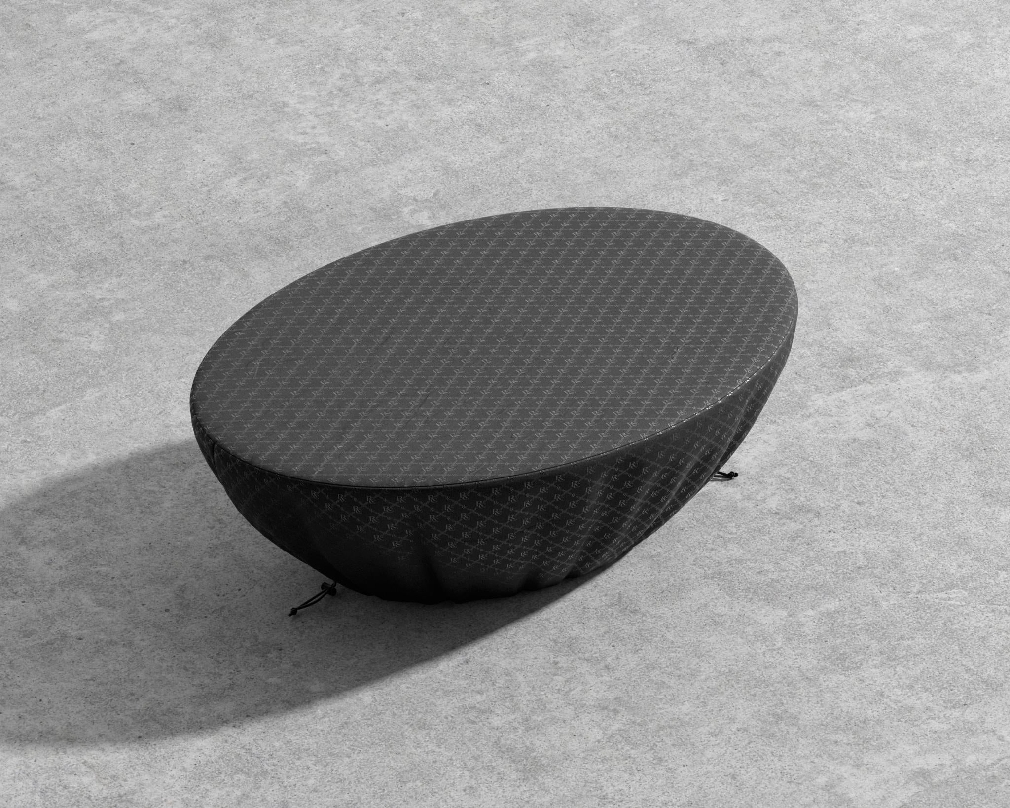 48" Outdoor Oval Coffee Table Cover - Image 5