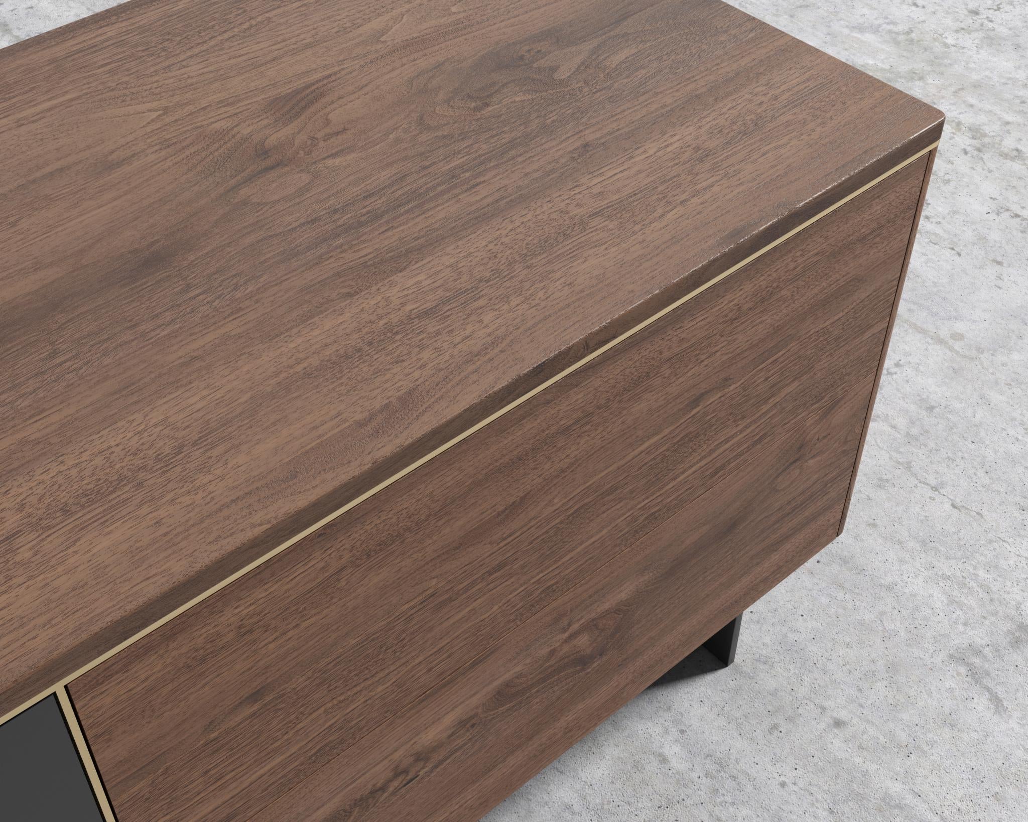 Augustus TV Stand - Walnut - Image 6