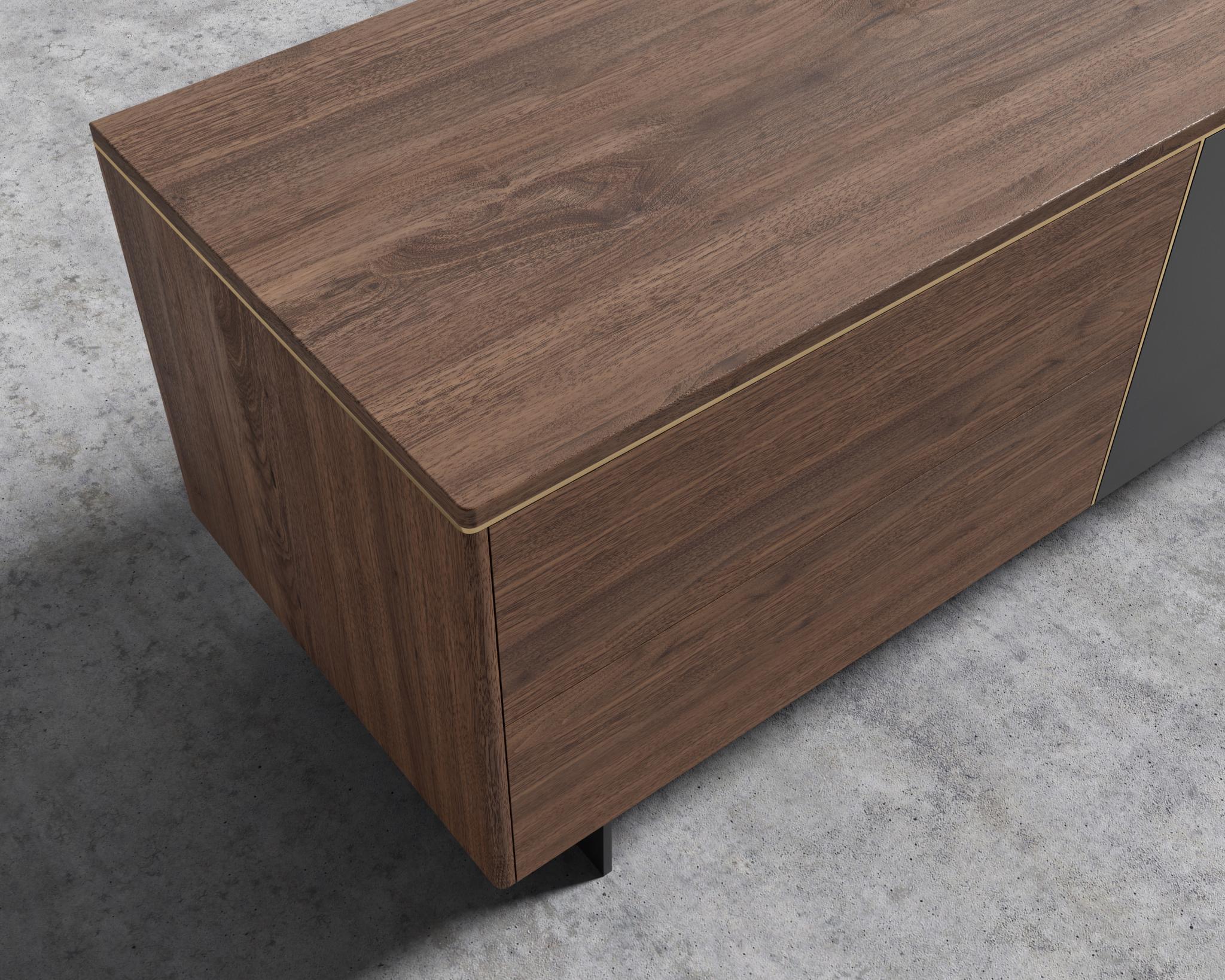 Augustus TV Stand - Walnut - Image 7