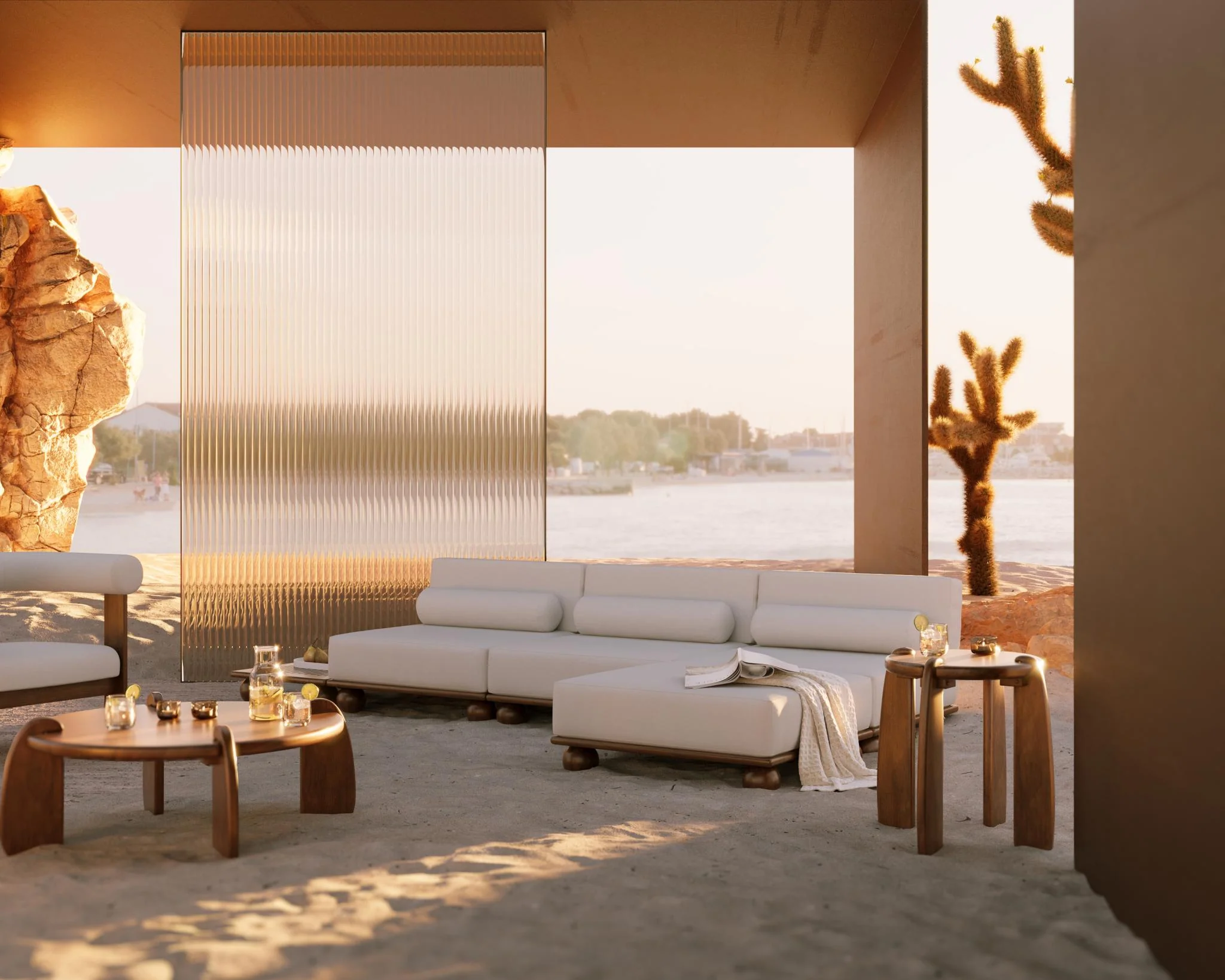 Bali Outdoor End Table - Image 8