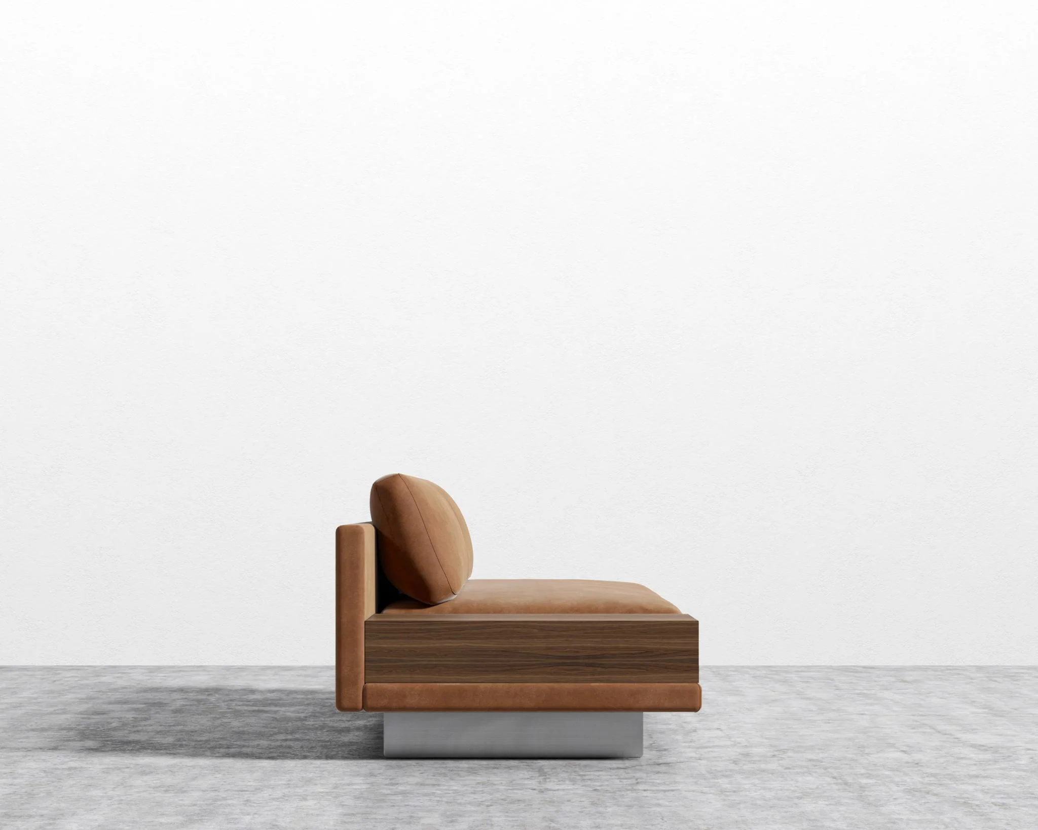 Dresden Armless Sofa with Side Table - Image 29
