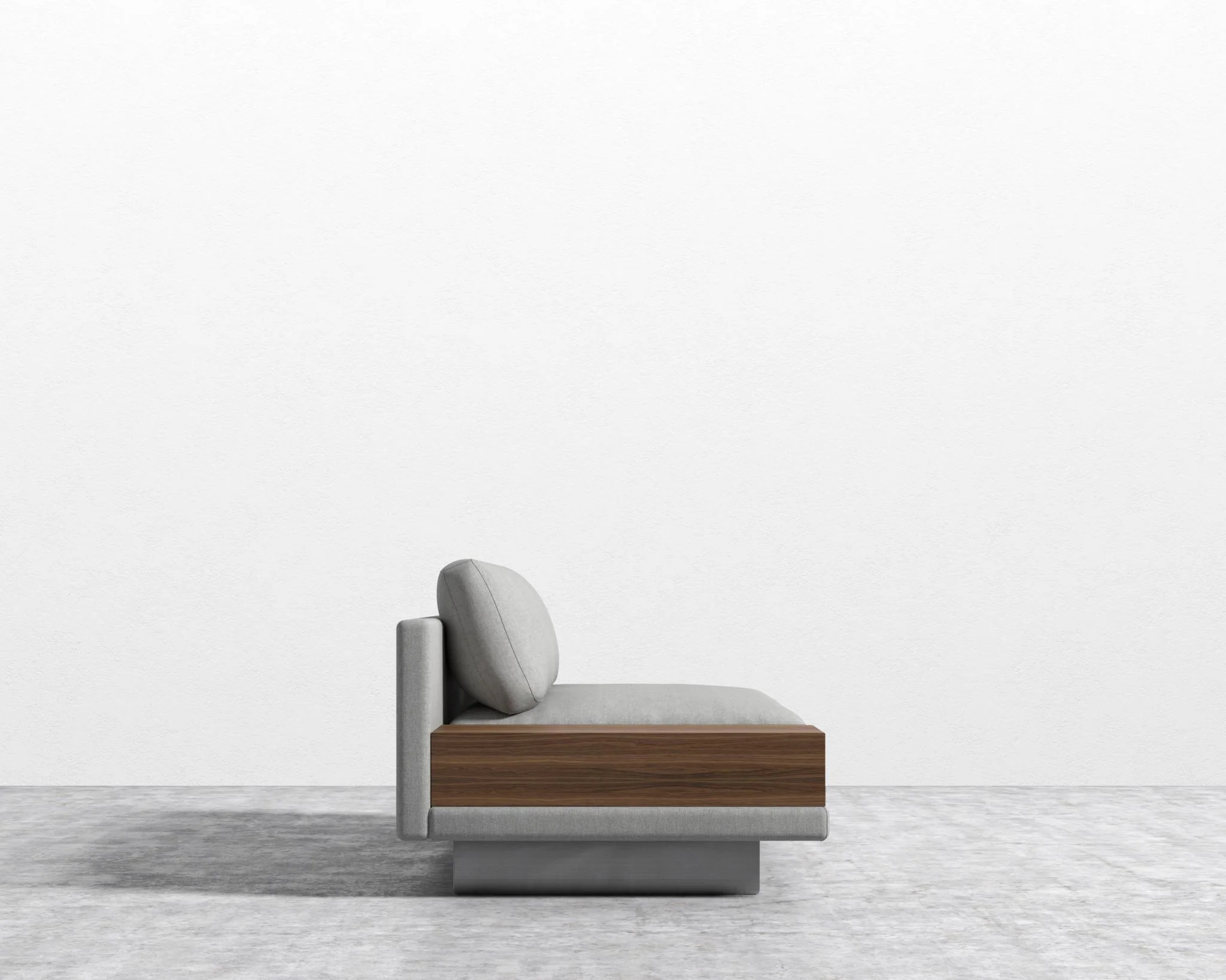 Dresden Armless Sofa with Side Table - Image 53