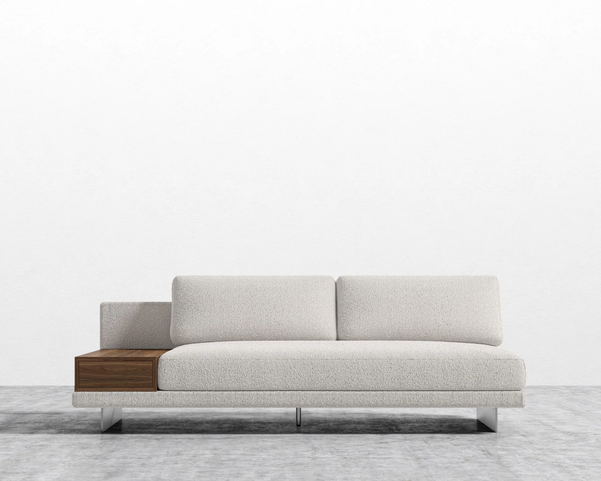 Dresden Armless Sofa with Side Table - Image 67