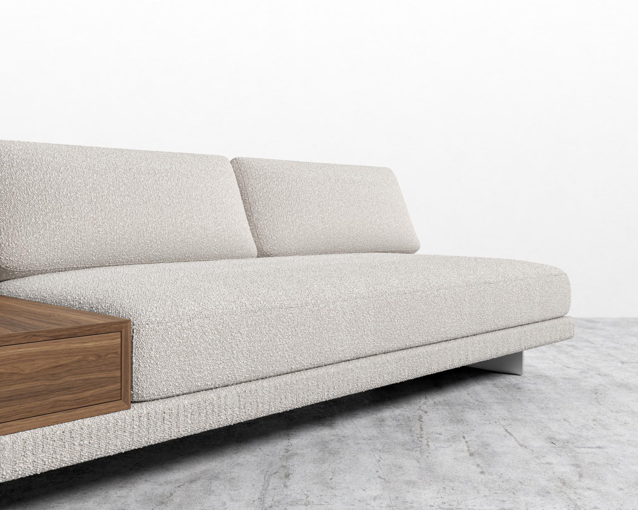 Dresden Armless Sofa with Side Table - Image 70