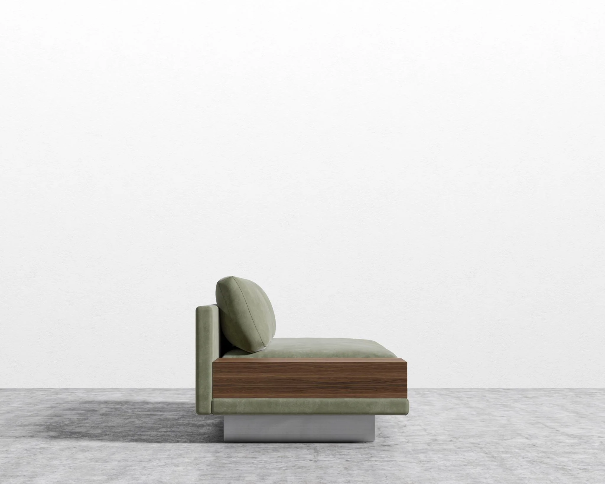 Dresden Armless Sofa with Side Table - Image 73