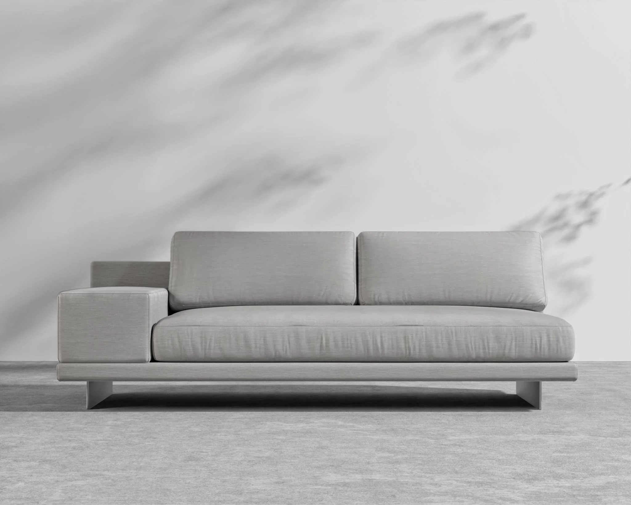 Dresden Outdoor Armless Sofa with Armrest - Image 13