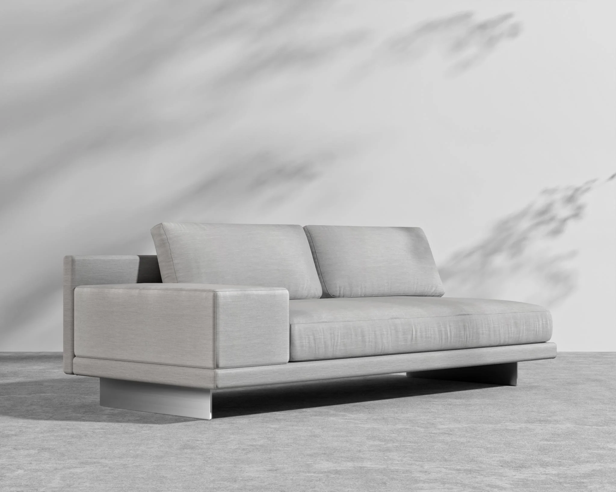 Dresden Outdoor Armless Sofa with Armrest - Image 14