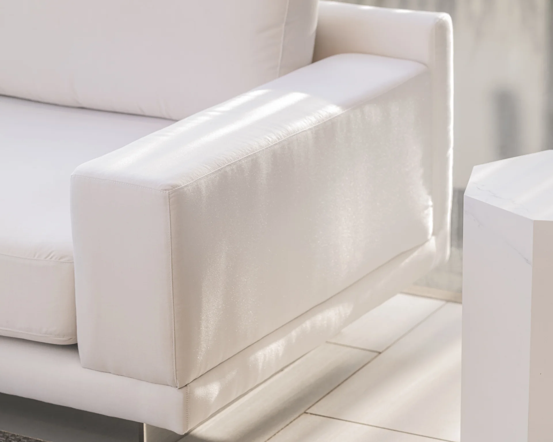 Dresden Outdoor Armless Sofa with Armrest - Image 8