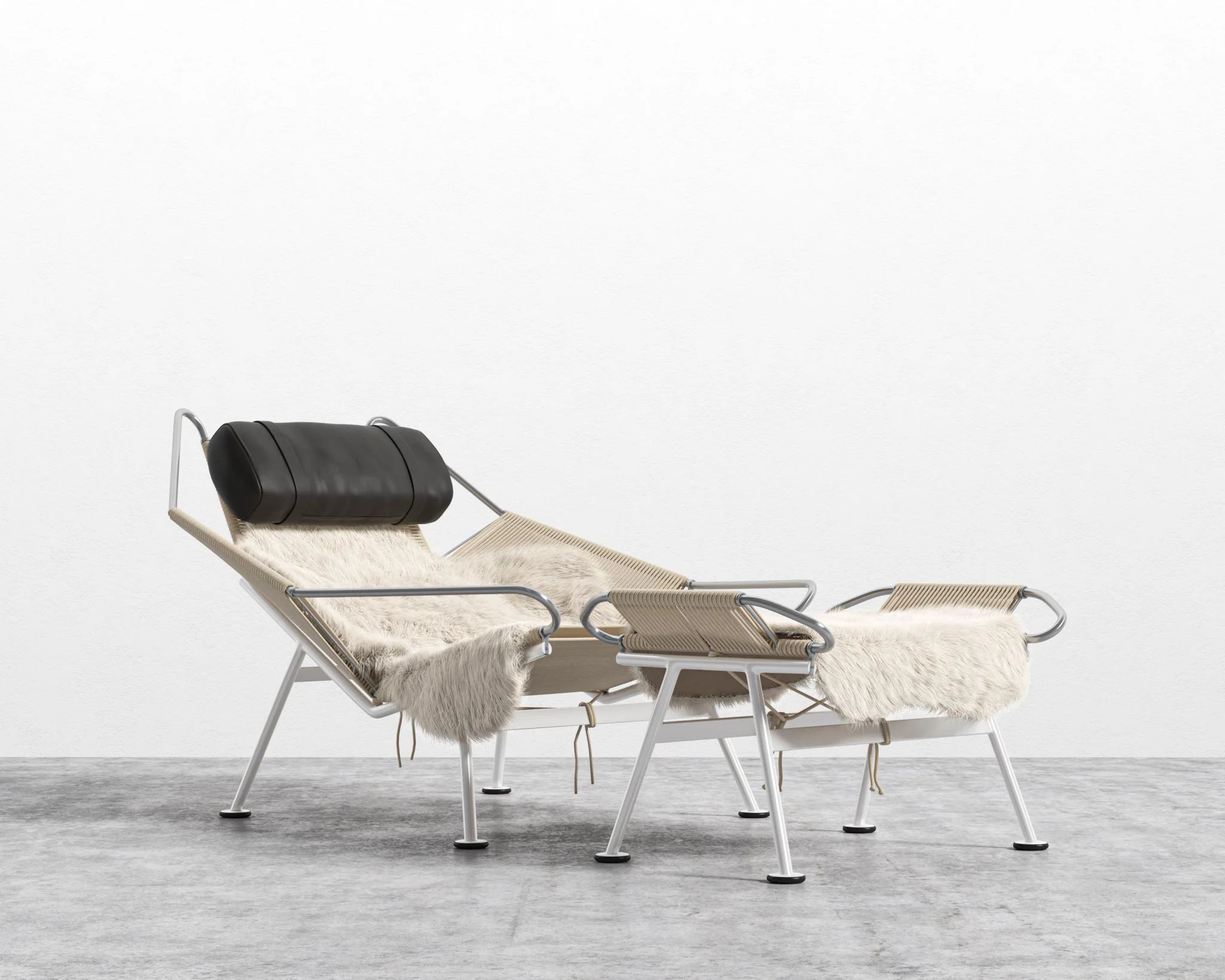 Flag Halyard Chair and Ottoman - Image 19