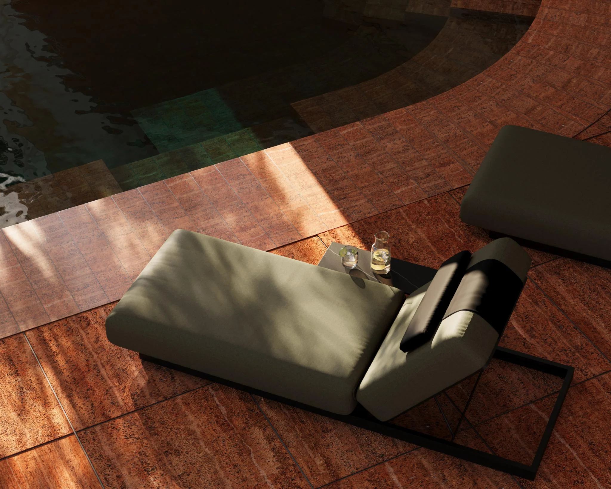 Florian Outdoor Lounger - Image 4