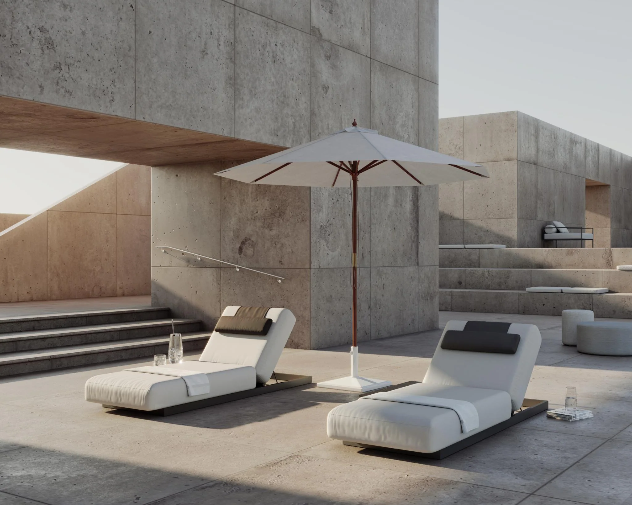 Florian Outdoor Lounger - Image 6