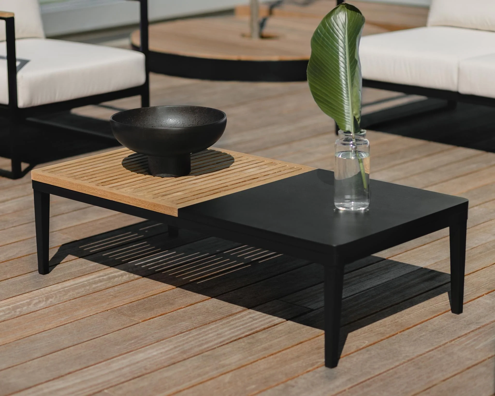 Francis Outdoor Coffee Table - Rectangle - Image 3