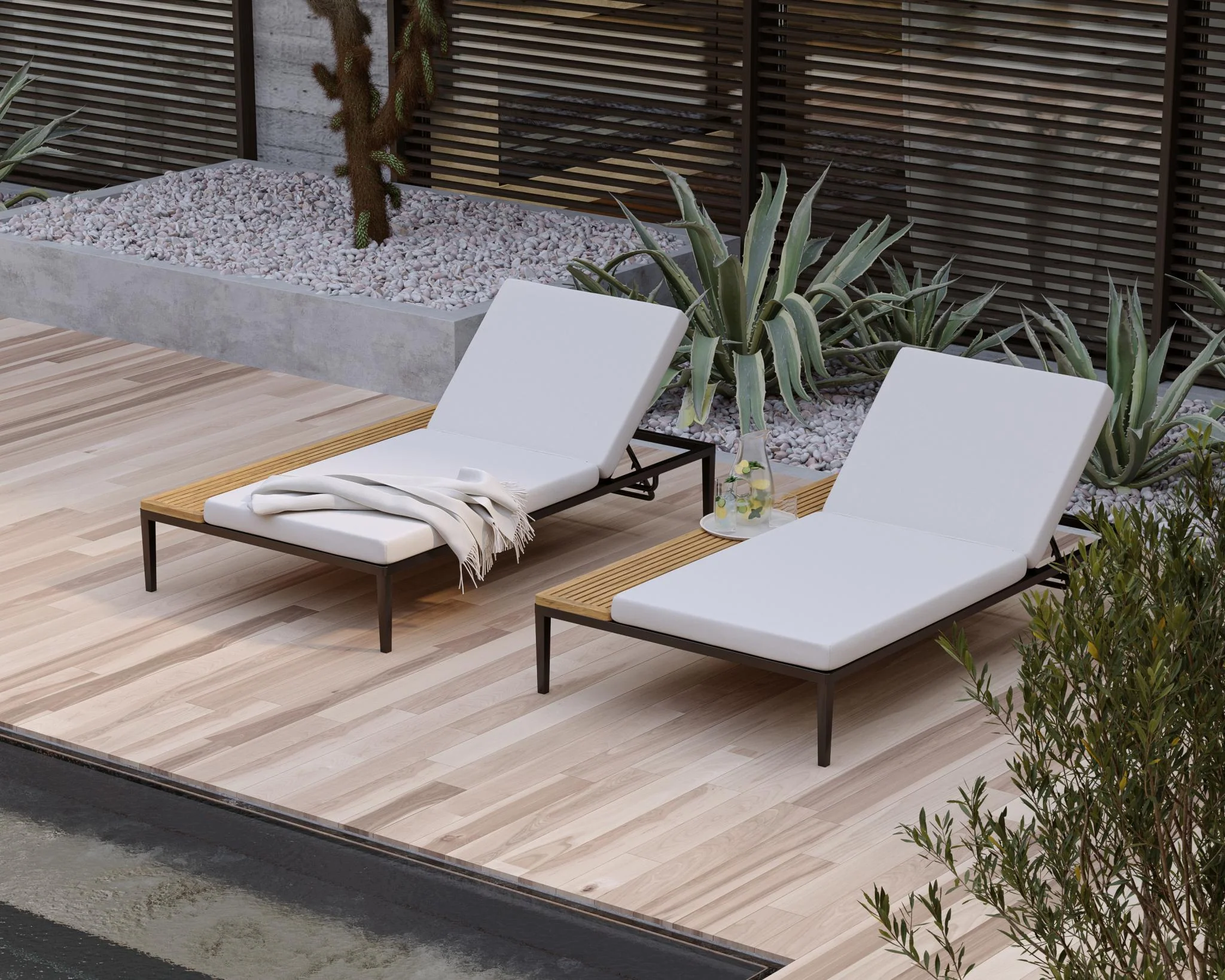 Francis Outdoor Lounger - Image 3