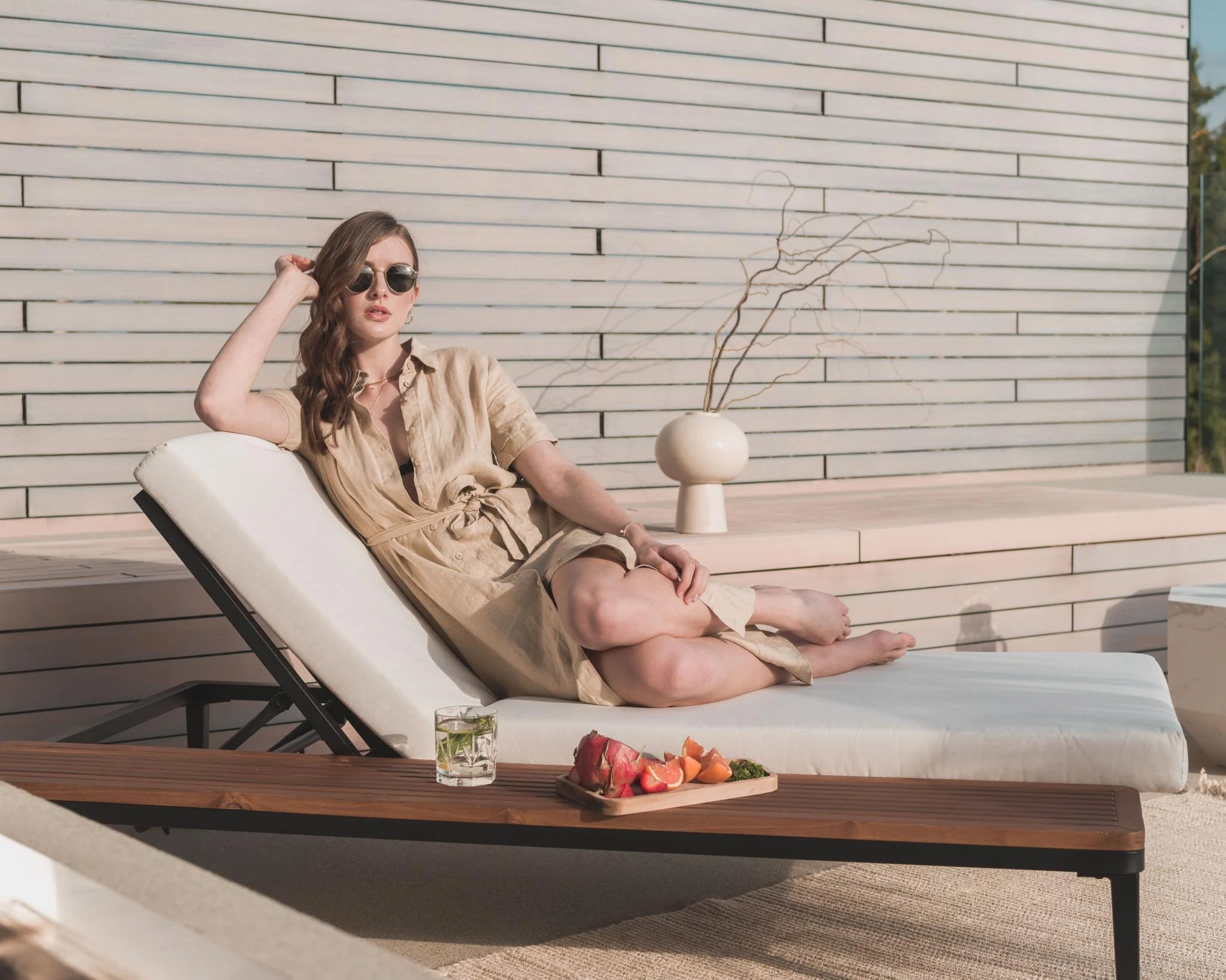 Francis Outdoor Lounger - Image 5