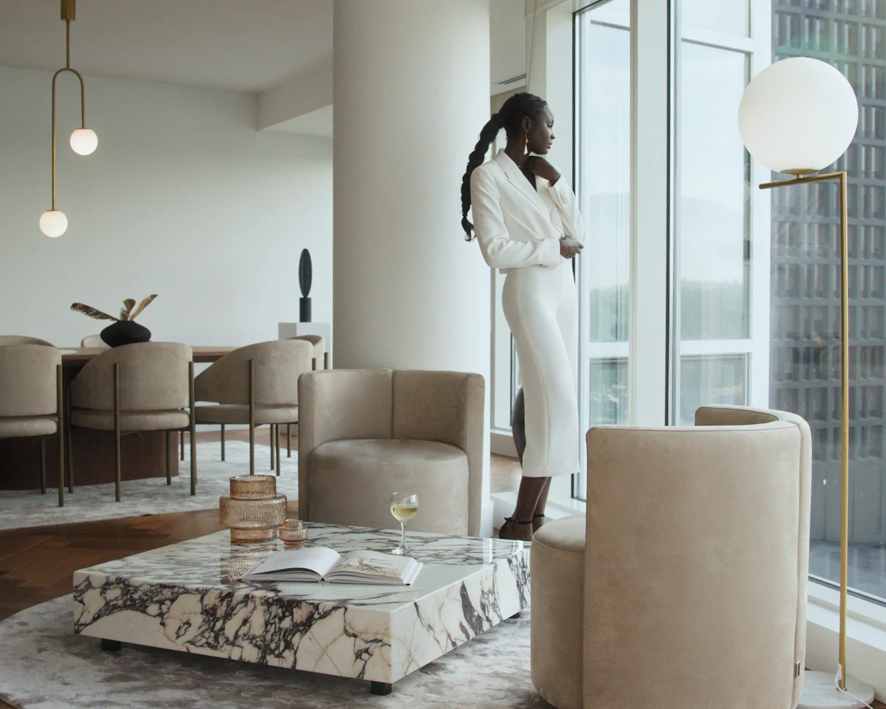 Liza Coffee Table - Marble (Black Label) - Image 15