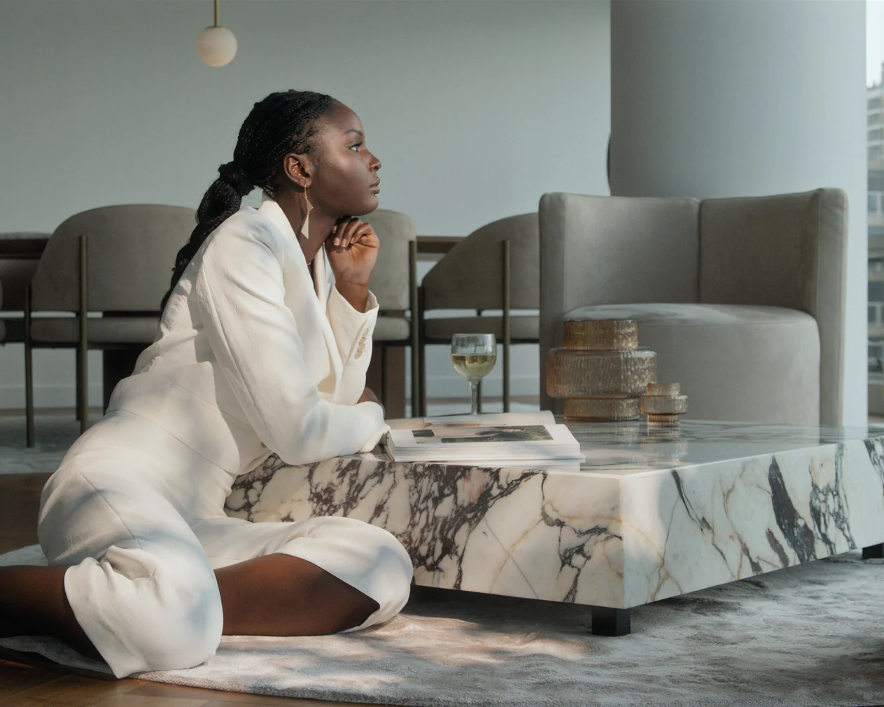 Liza Coffee Table - Marble (Black Label) - Image 16