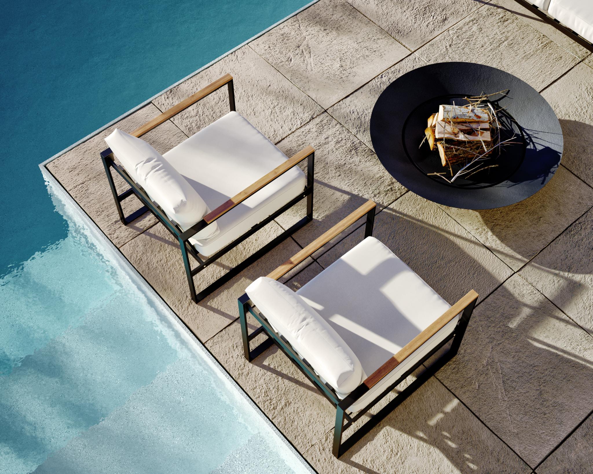 Louis Outdoor Armchair - Image 3
