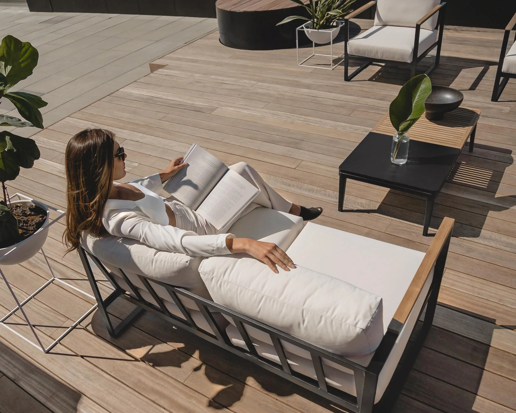Louis Outdoor Loveseat - Image 3