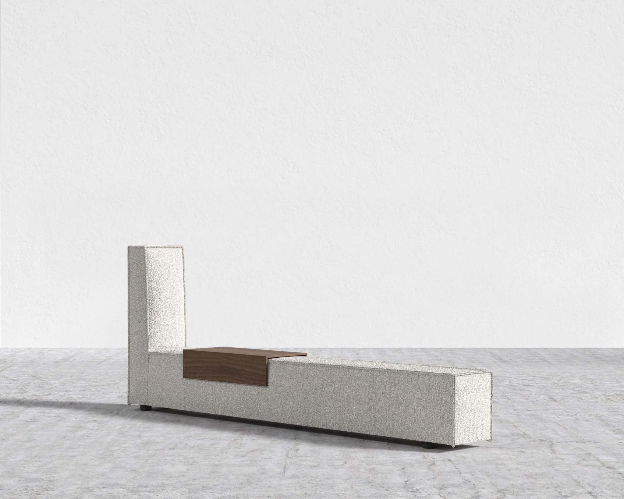 Porter Bed - Extension with Walnut Side Table - Image 13