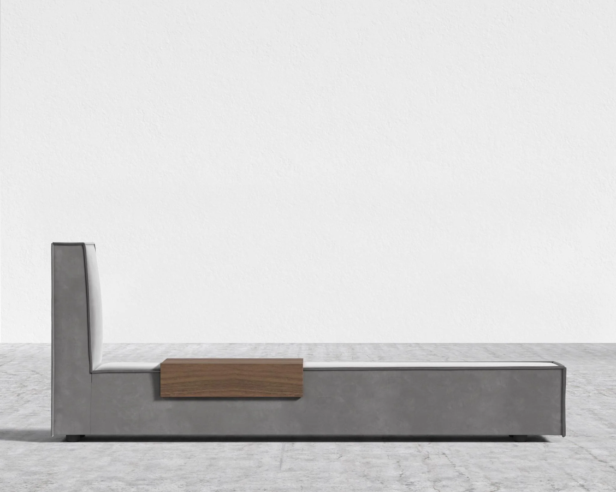 Porter Bed - Extension with Walnut Side Table - Image 20