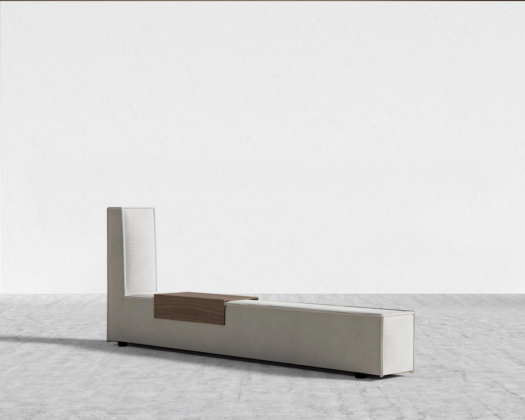 Porter Bed - Extension with Walnut Side Table - Image 29