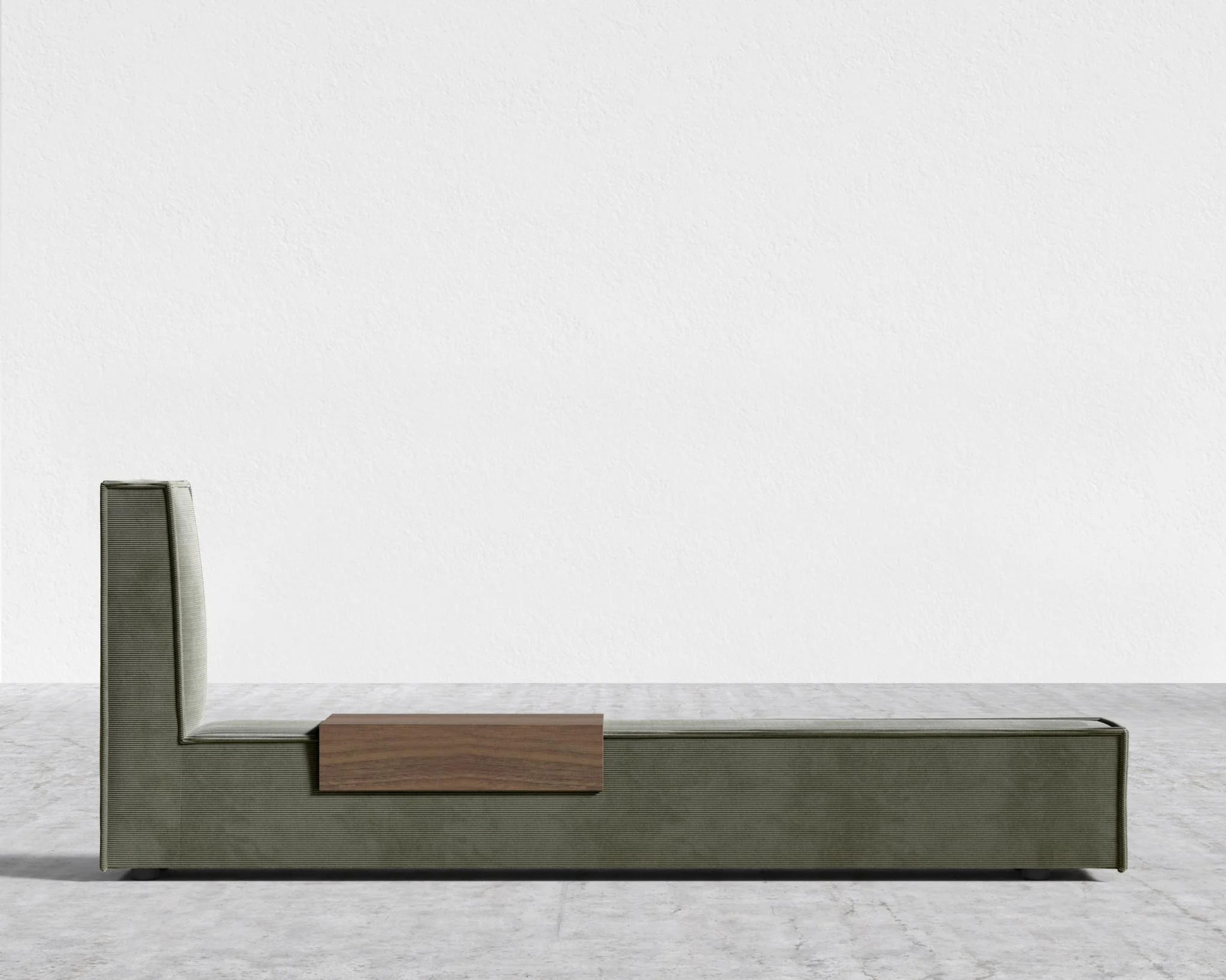 Porter Bed - Extension with Walnut Side Table - Image 36