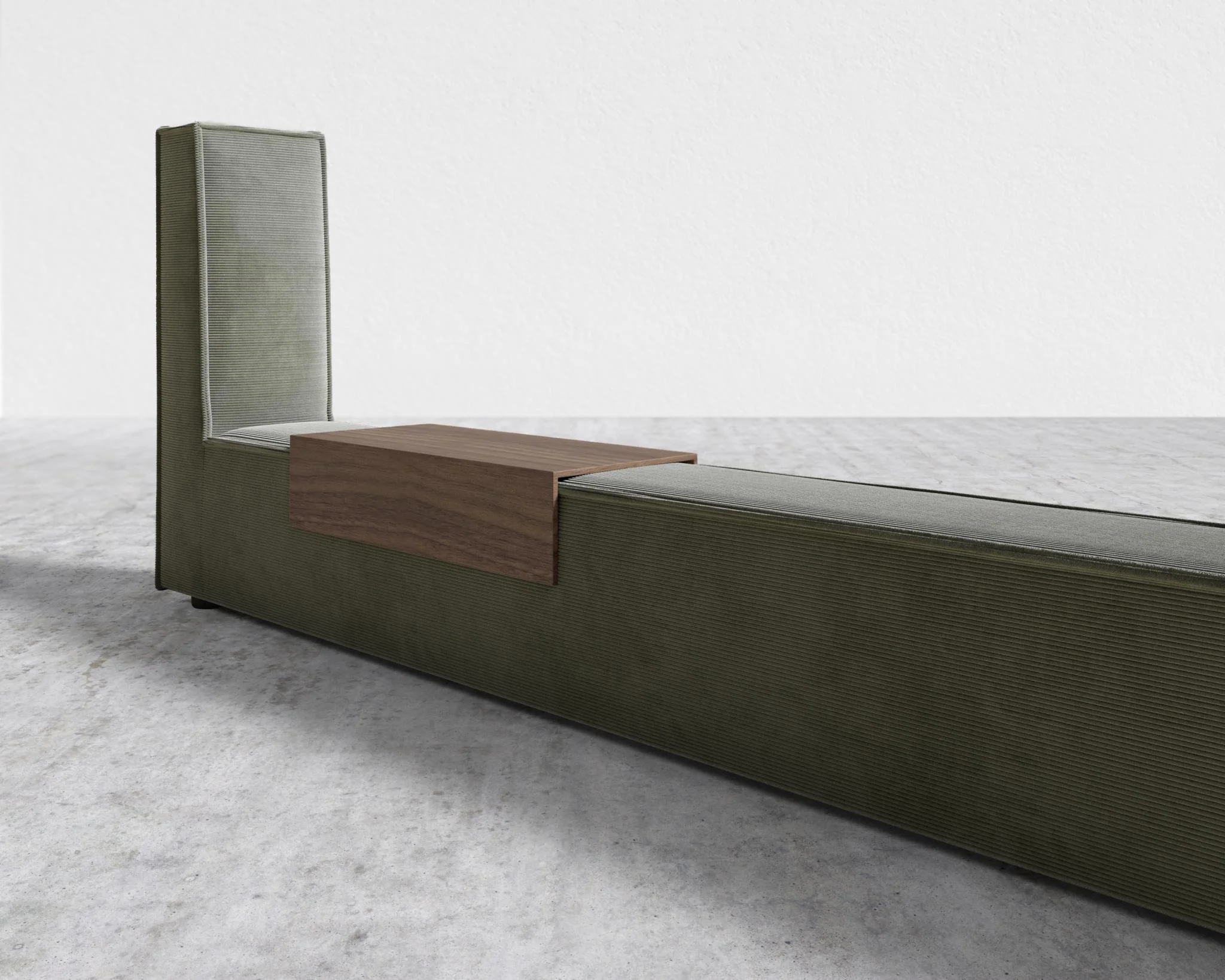 Porter Bed - Extension with Walnut Side Table - Image 39