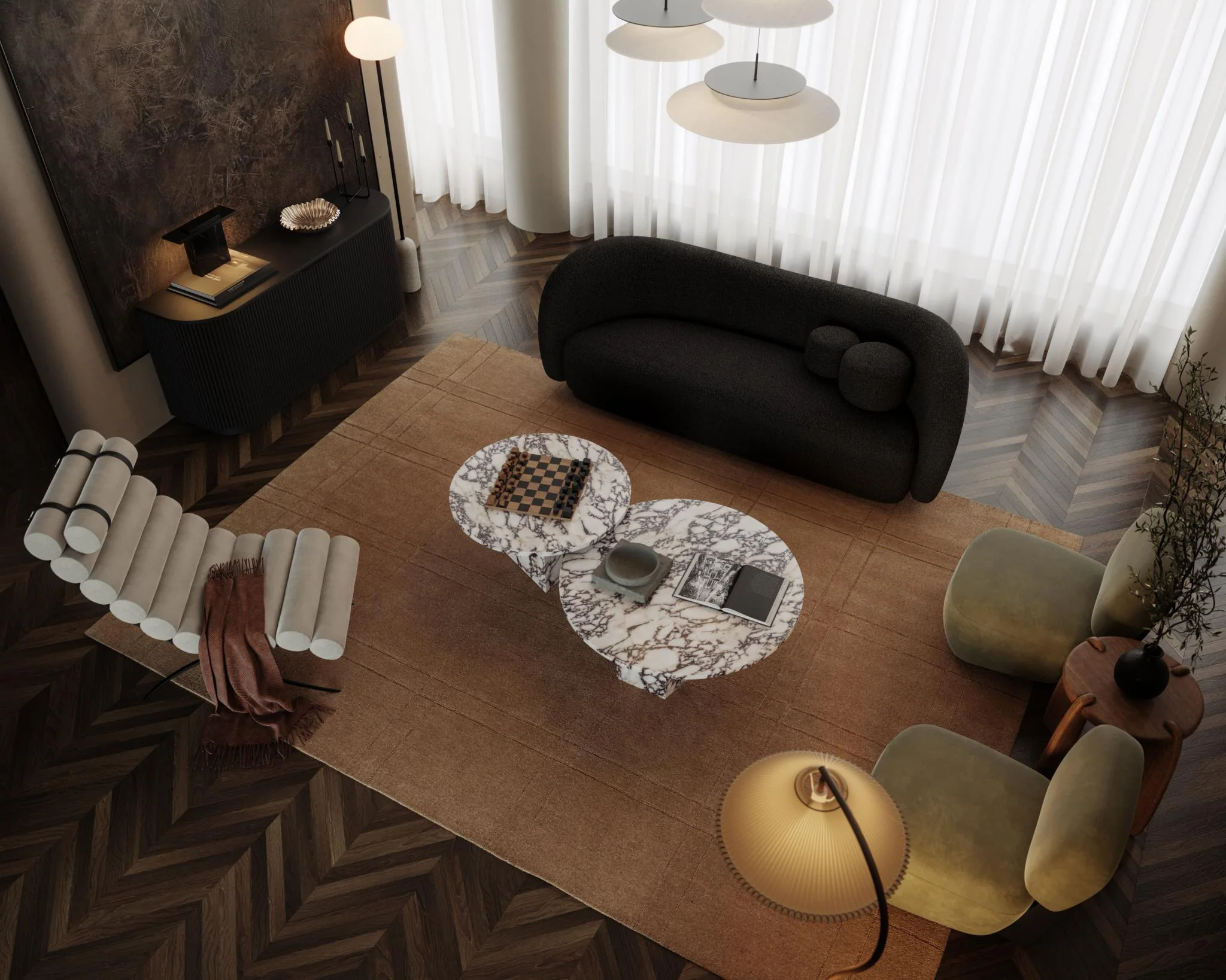 Romulus Nesting Coffee Table - Image 4