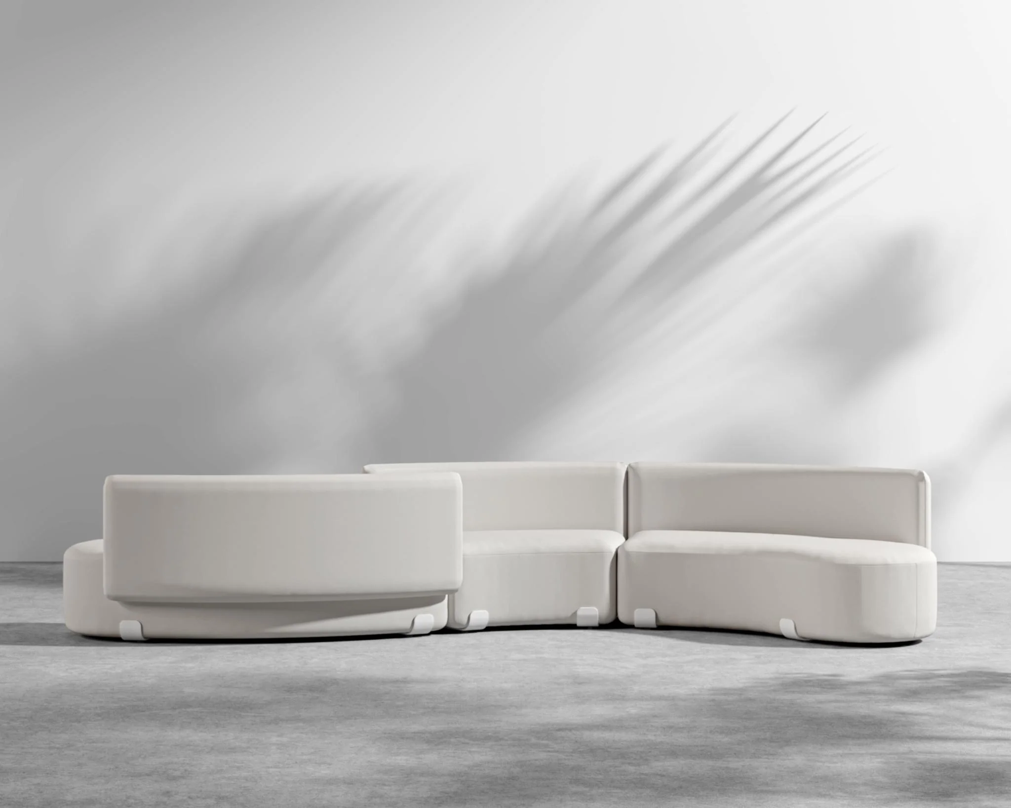 Tano Outdoor Curved S-Shape Modular Sectional - Image 15