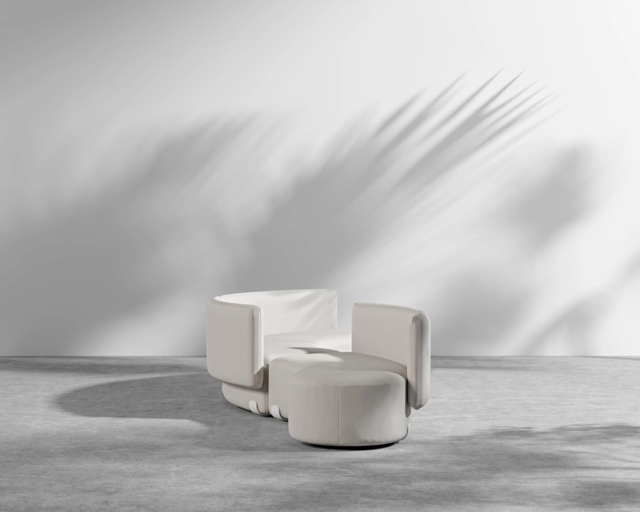 Tano Outdoor Curved S-Shape Modular Sectional - Image 17