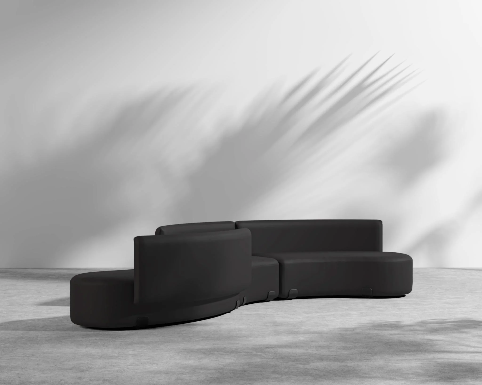 Tano Outdoor Curved S-Shape Modular Sectional - Image 28
