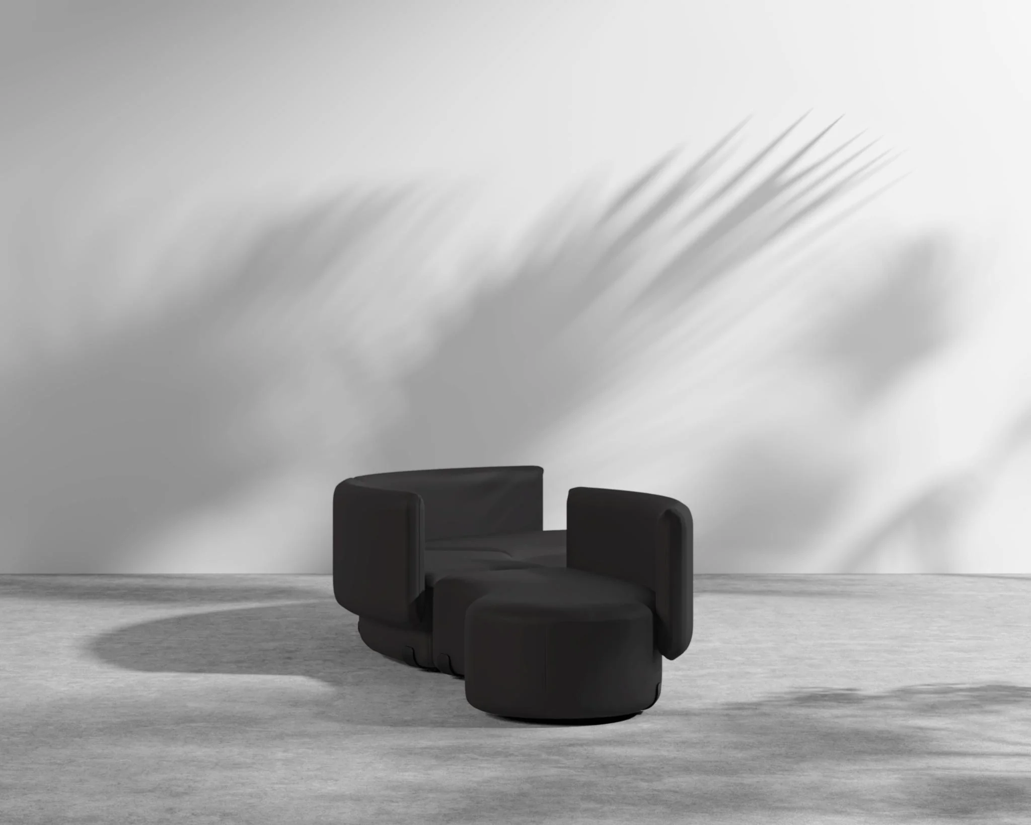 Tano Outdoor Curved S-Shape Modular Sectional - Image 29