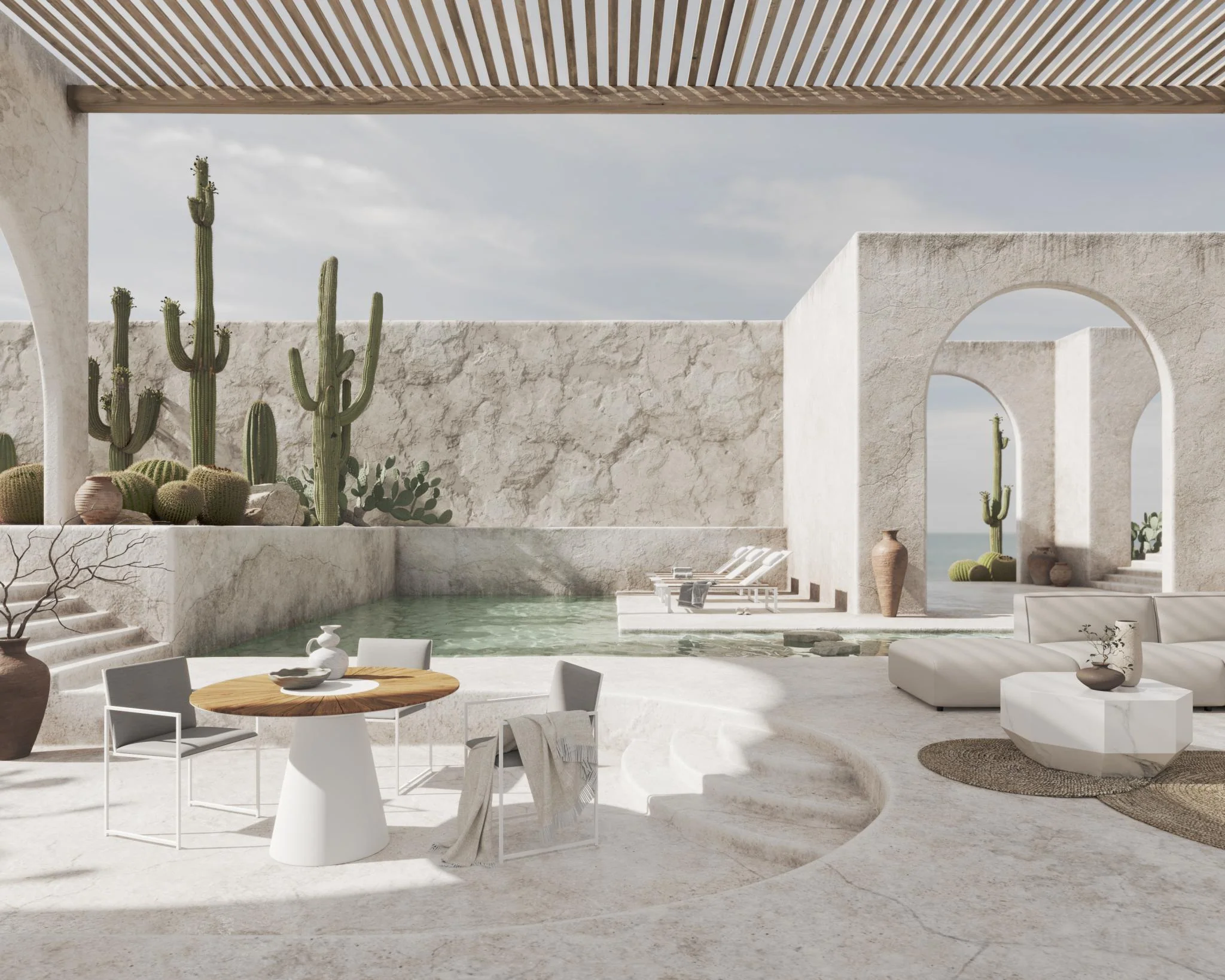 Winston Outdoor Dining Table - Image 5