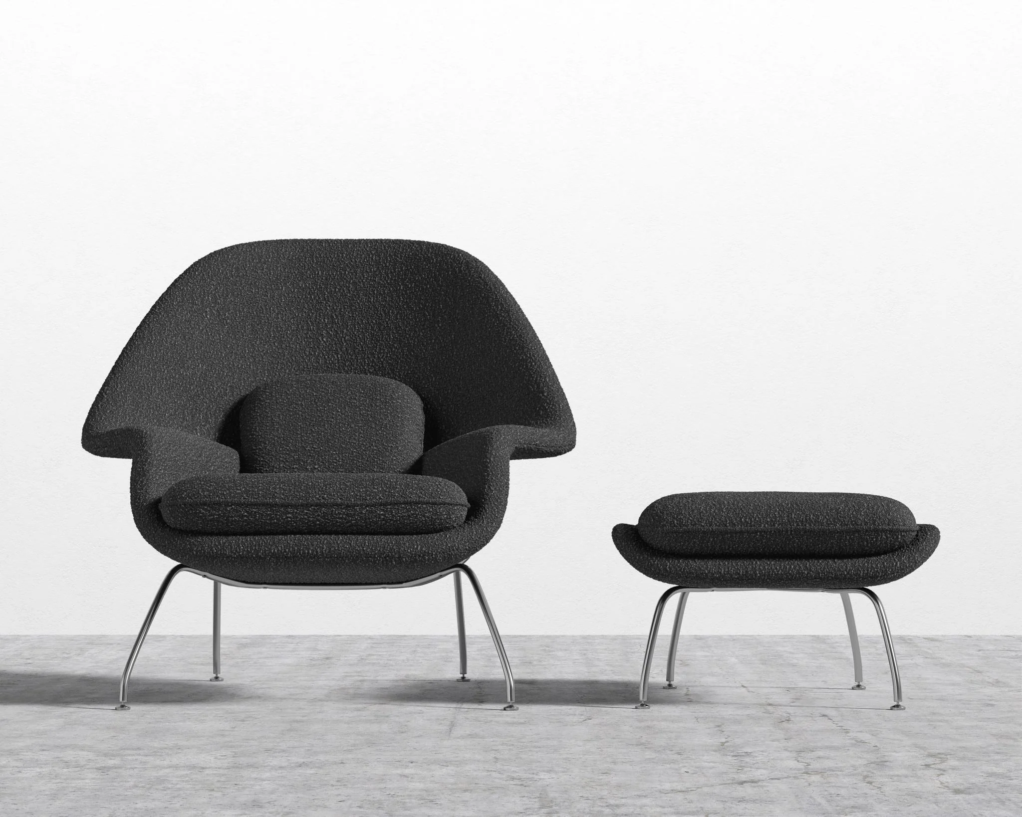 Womb Chair and Ottoman - Image 12