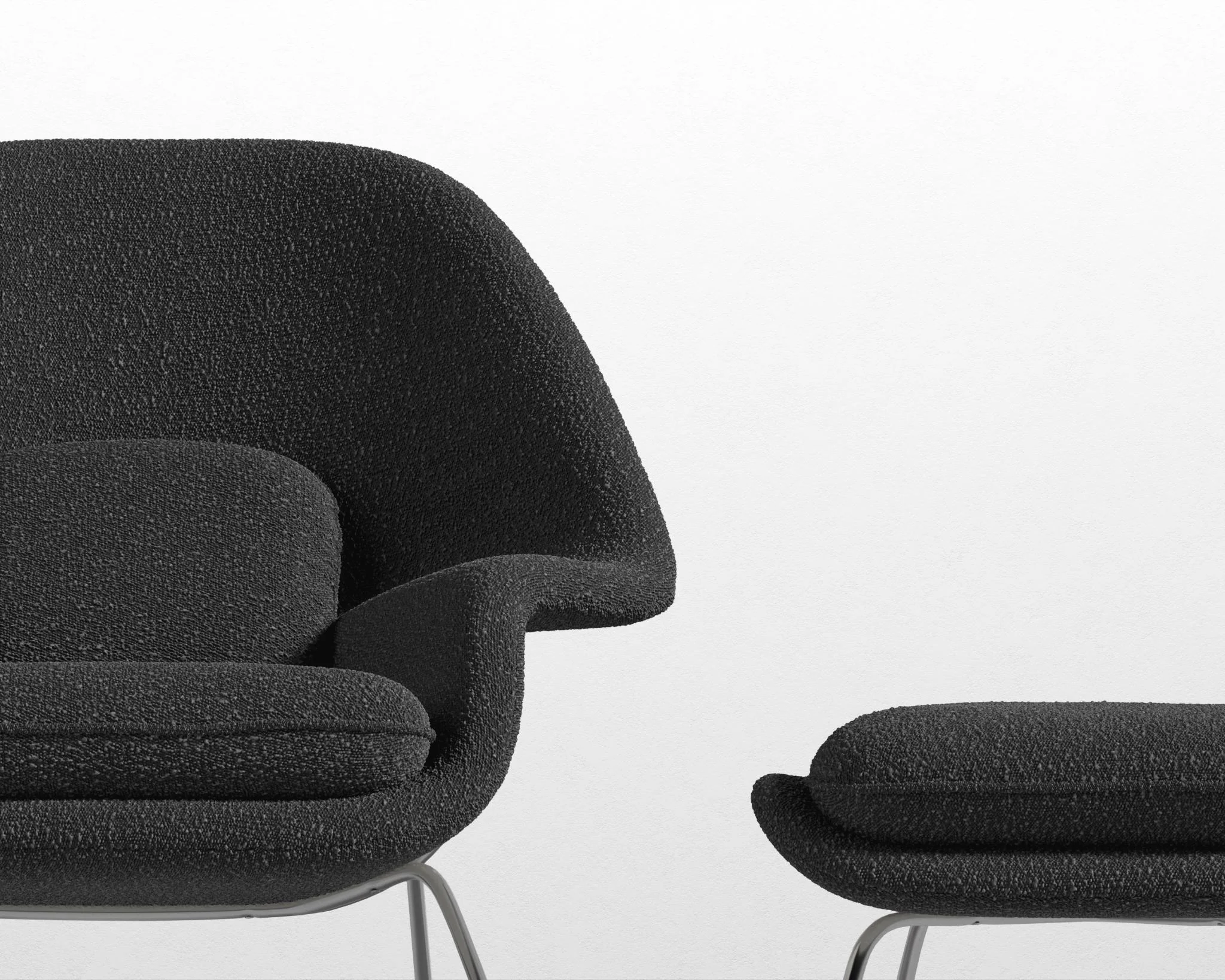Womb Chair and Ottoman - Image 15