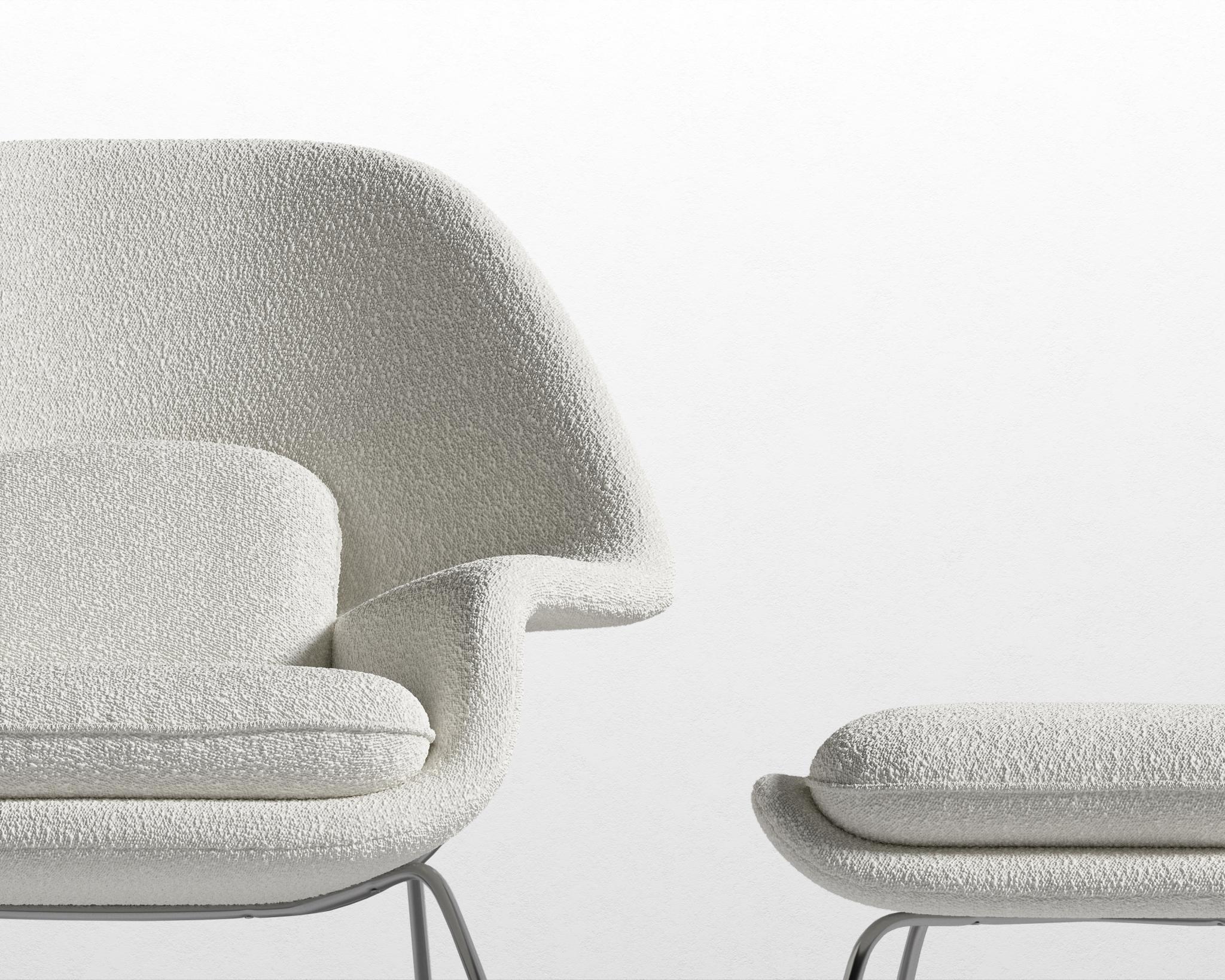Womb Chair and Ottoman - Image 19