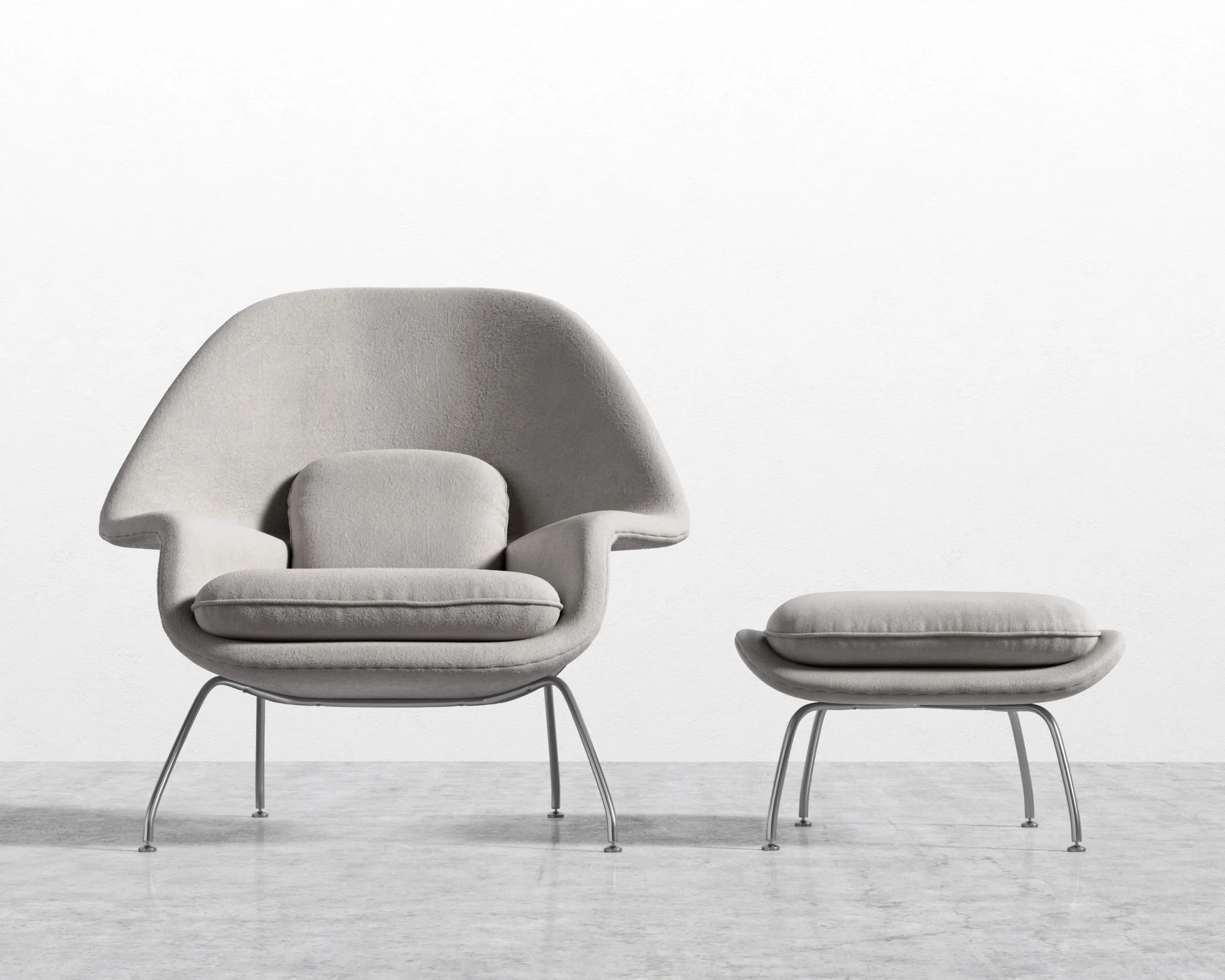 Womb Chair and Ottoman - Image 20