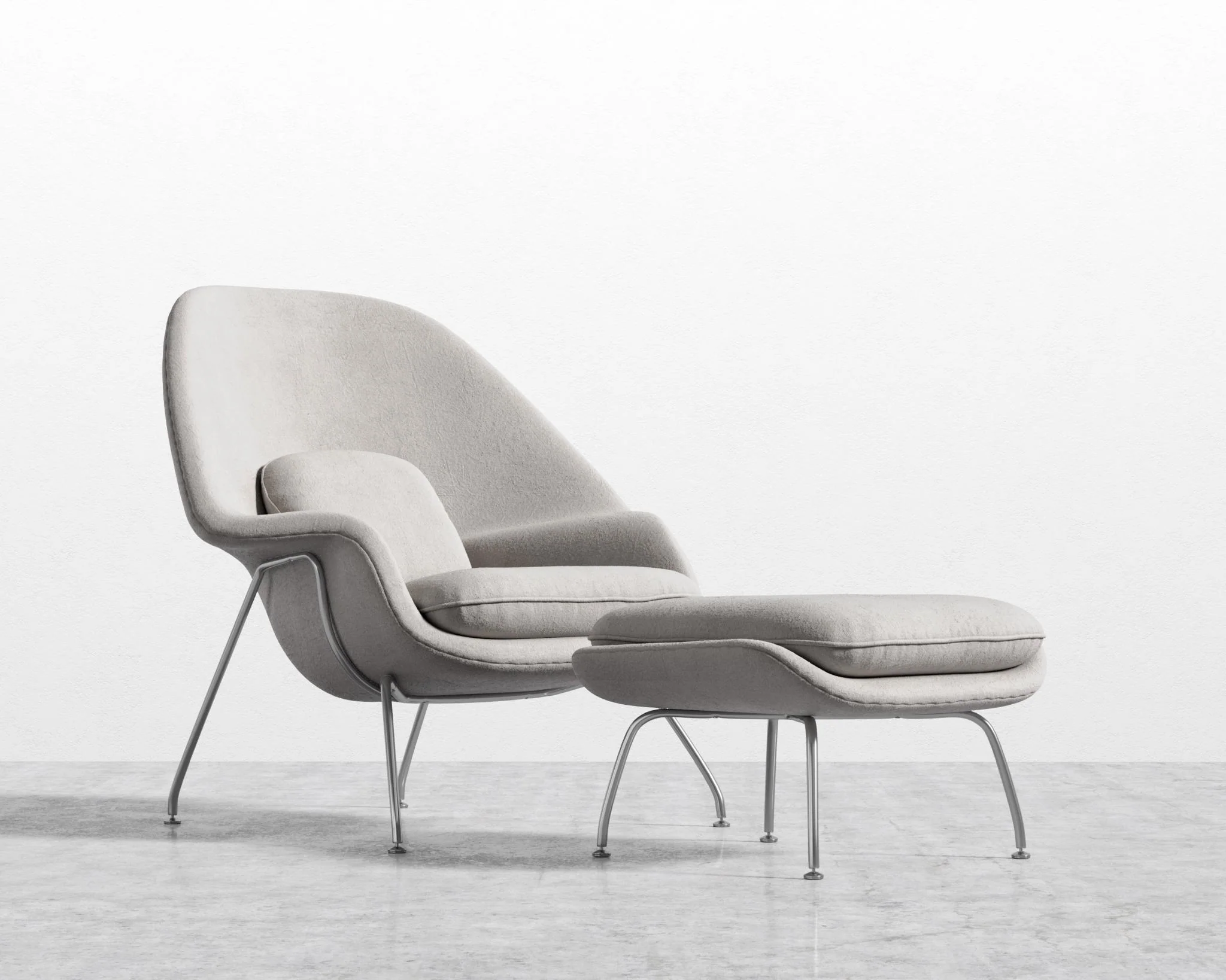 Womb Chair and Ottoman - Image 21