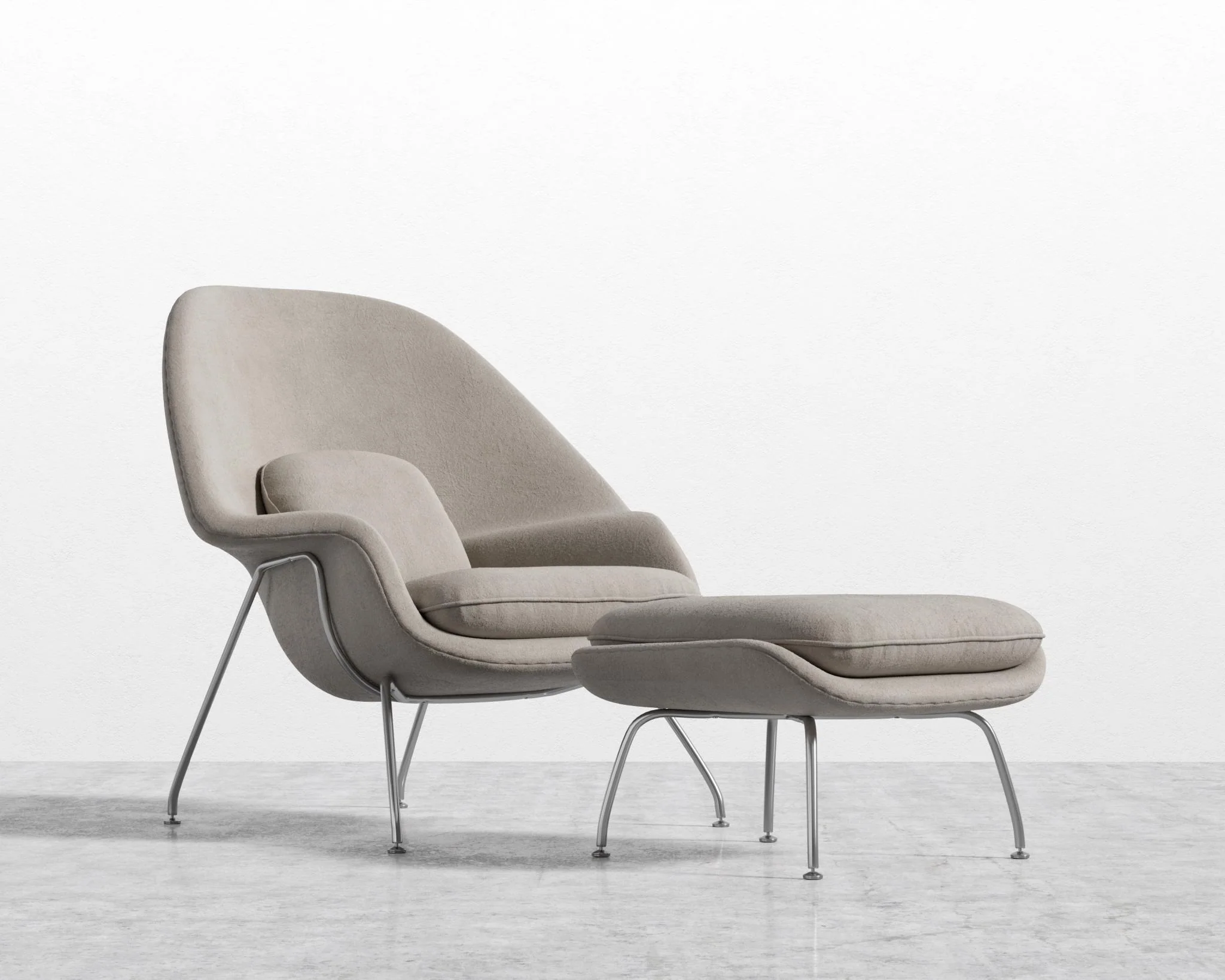 Womb Chair and Ottoman - Image 25