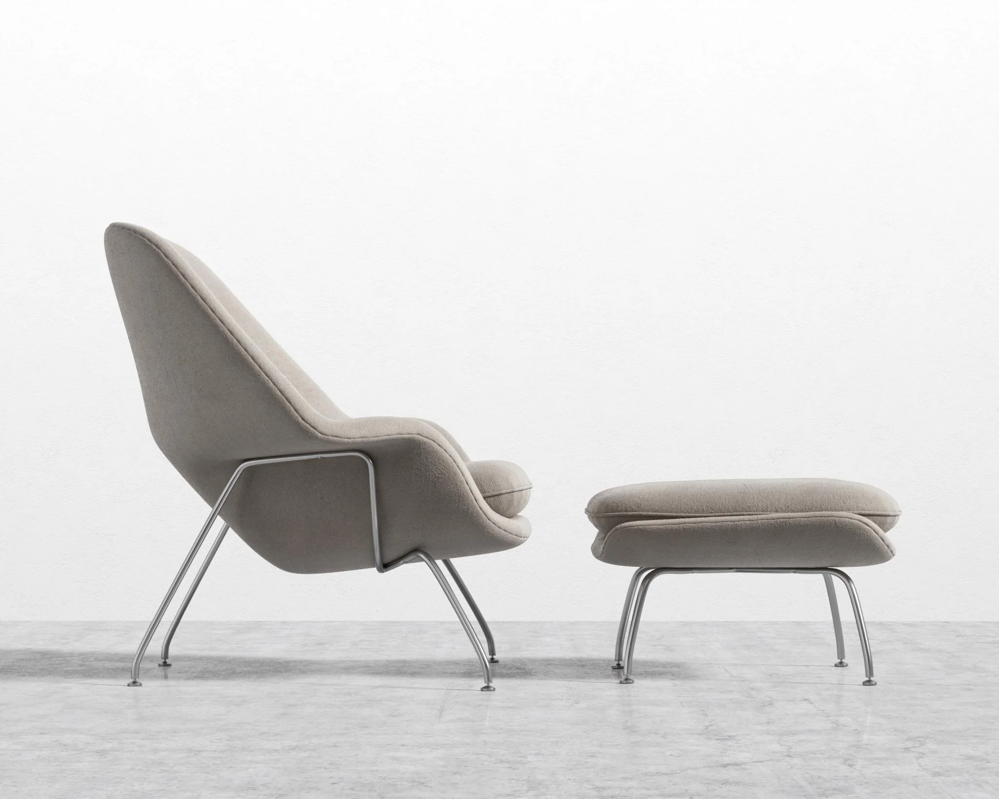 Womb Chair and Ottoman - Image 26