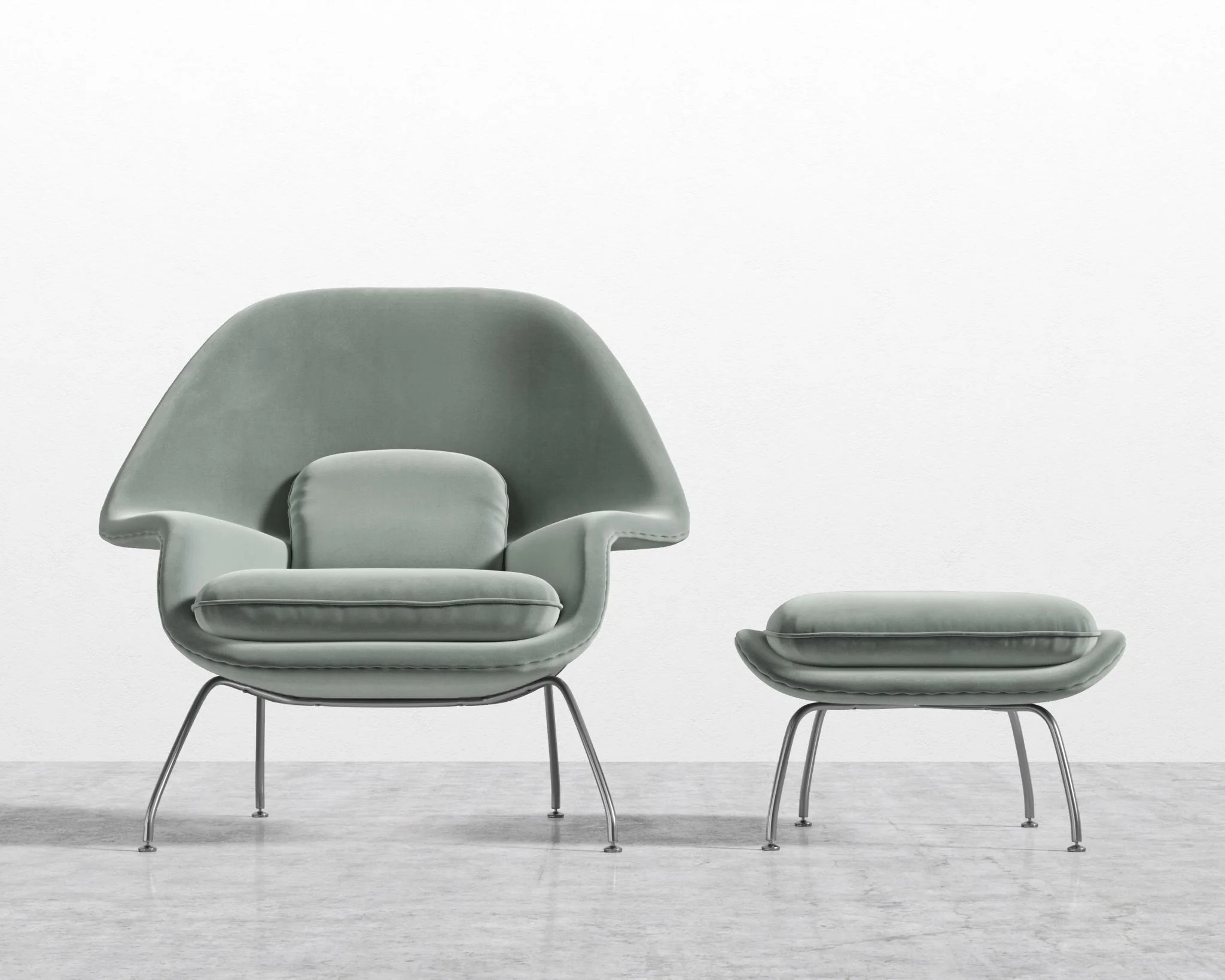 Womb Chair and Ottoman - Image 32