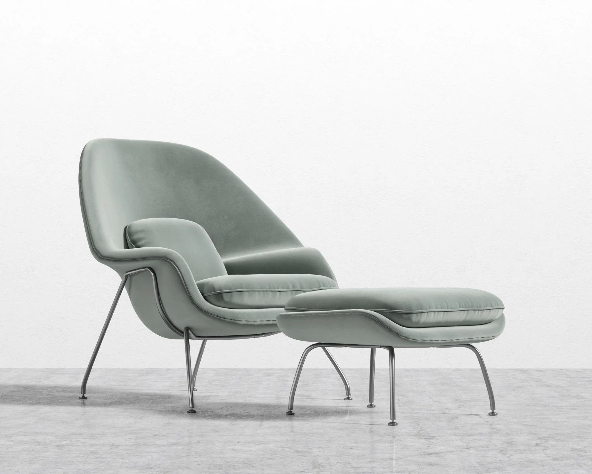 Womb Chair and Ottoman - Image 33