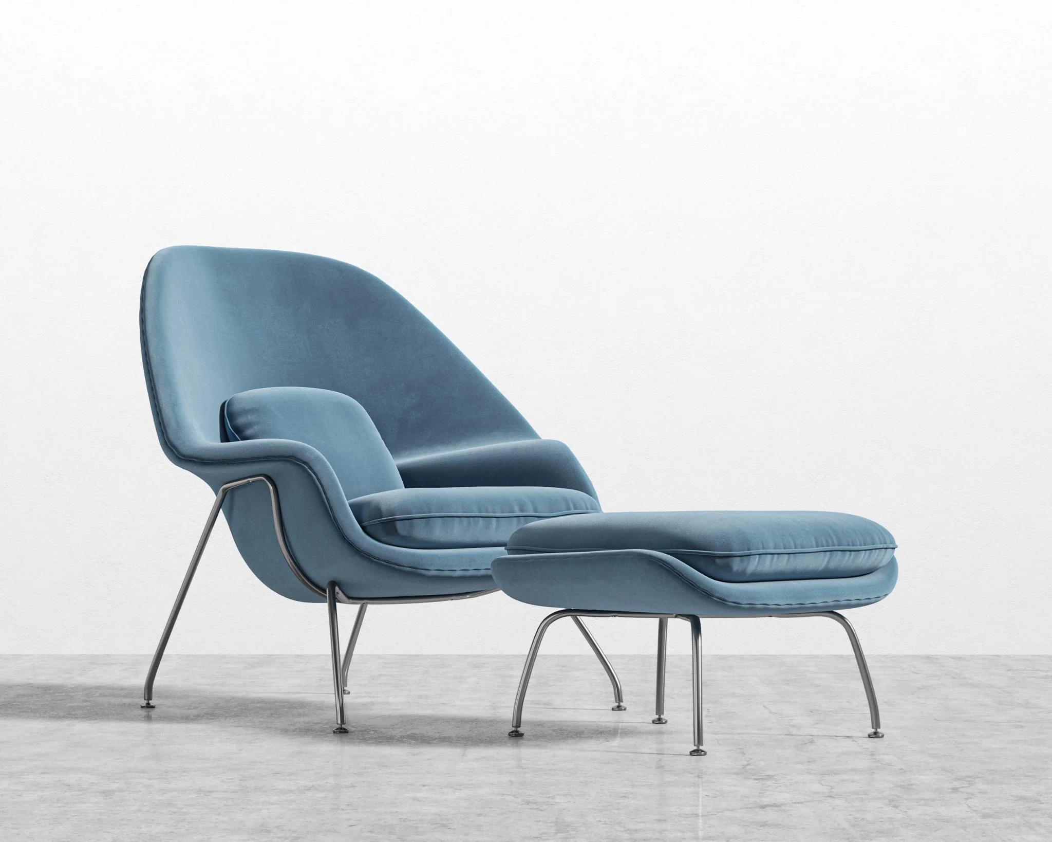 Womb Chair and Ottoman - Image 41