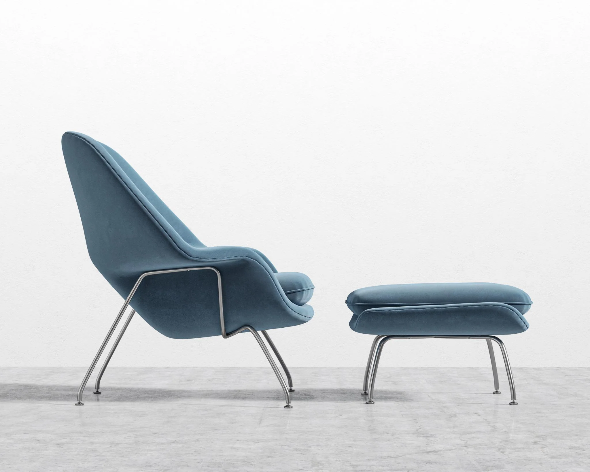 Womb Chair and Ottoman - Image 42