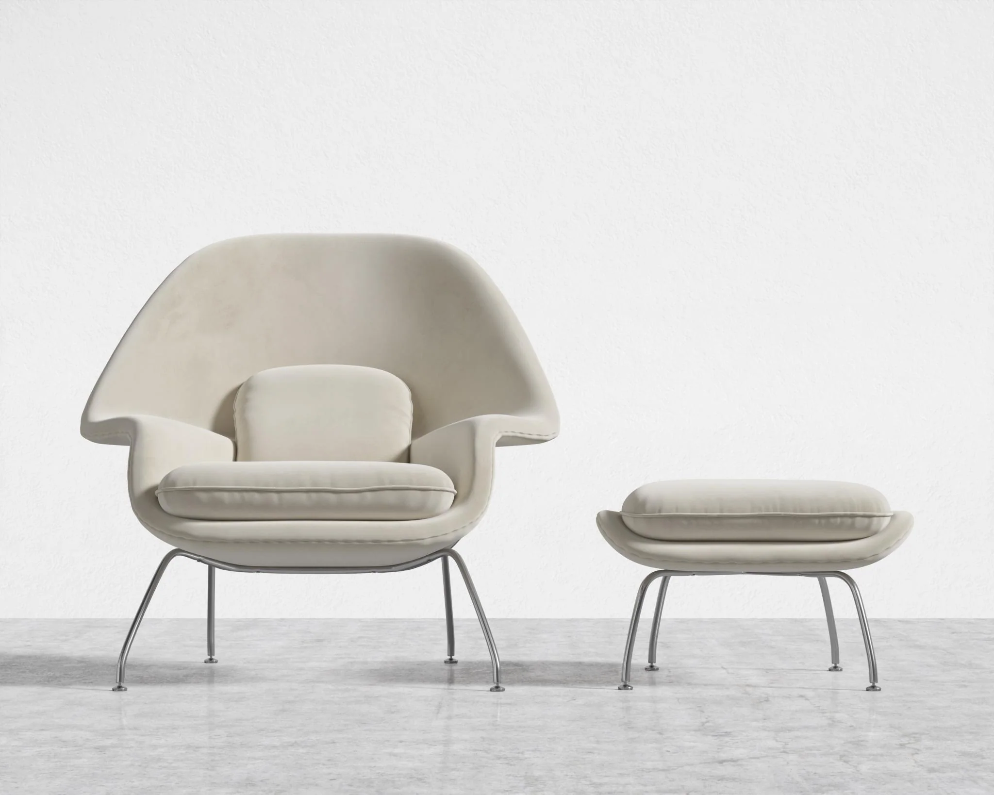 Womb Chair and Ottoman - Image 44