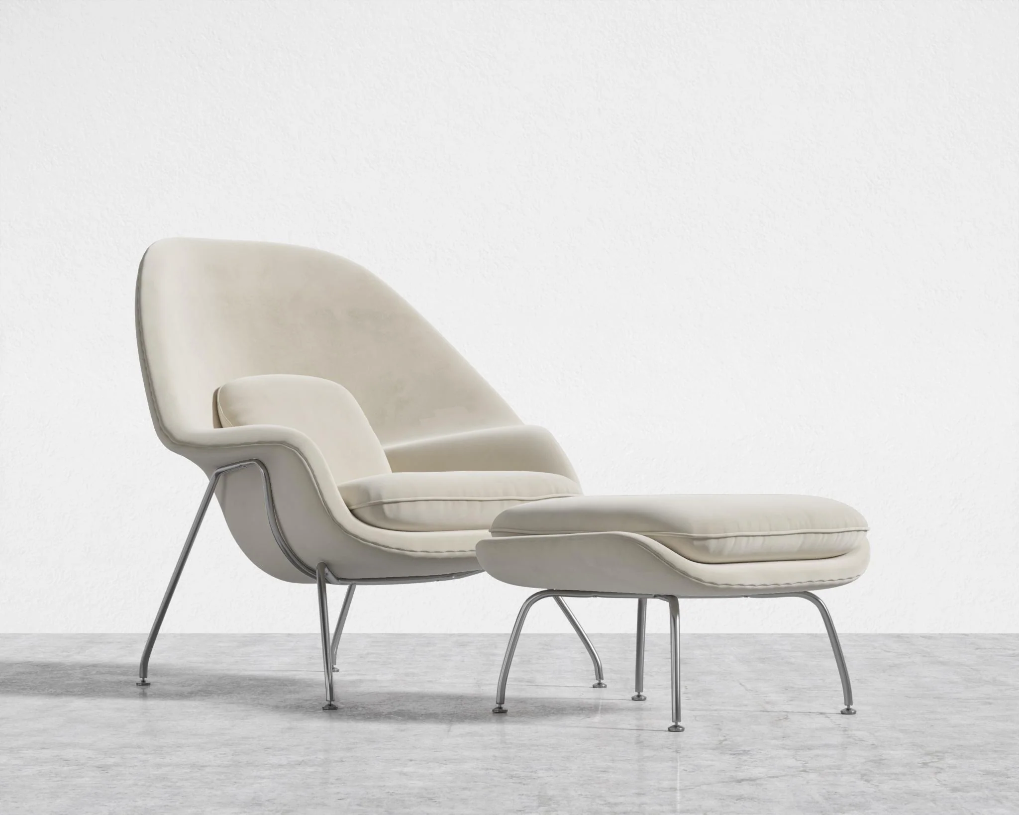 Womb Chair and Ottoman - Image 45