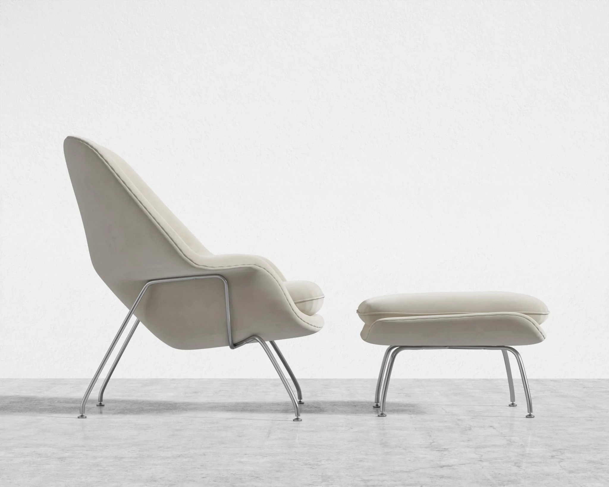 Womb Chair and Ottoman - Image 46