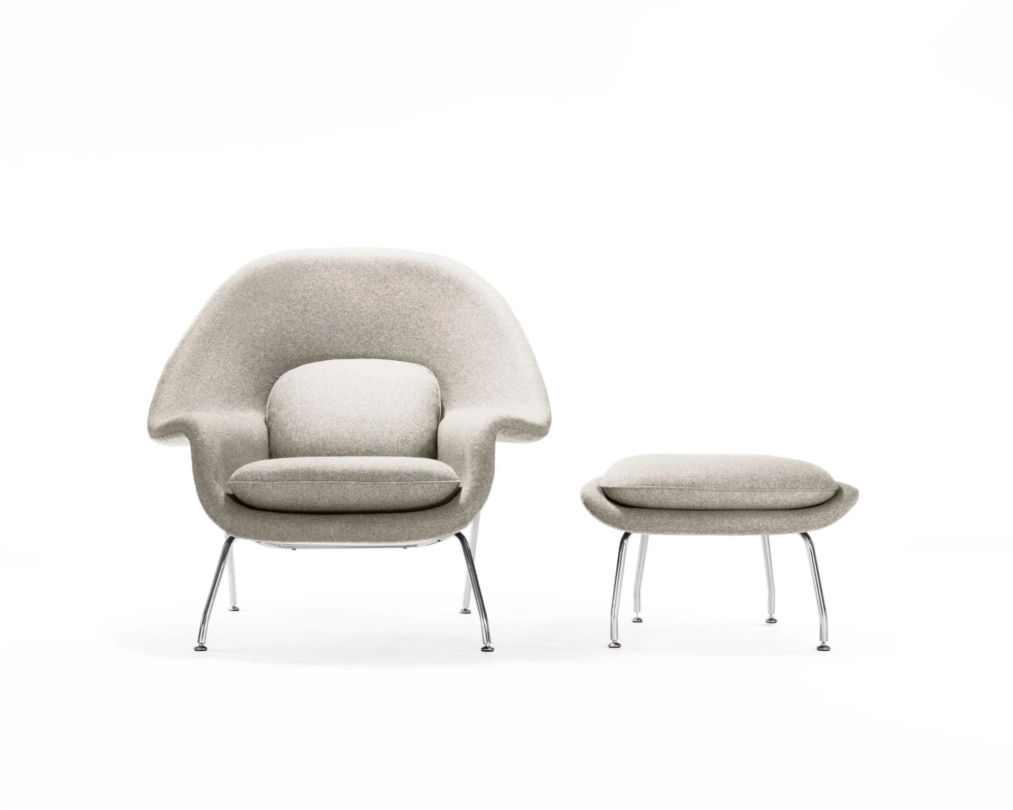 Womb Chair and Ottoman - Image 9